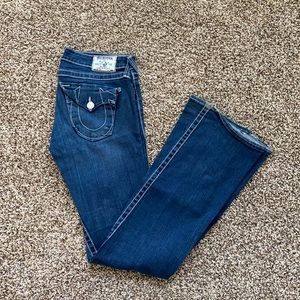 Low rise True Religion flare 27